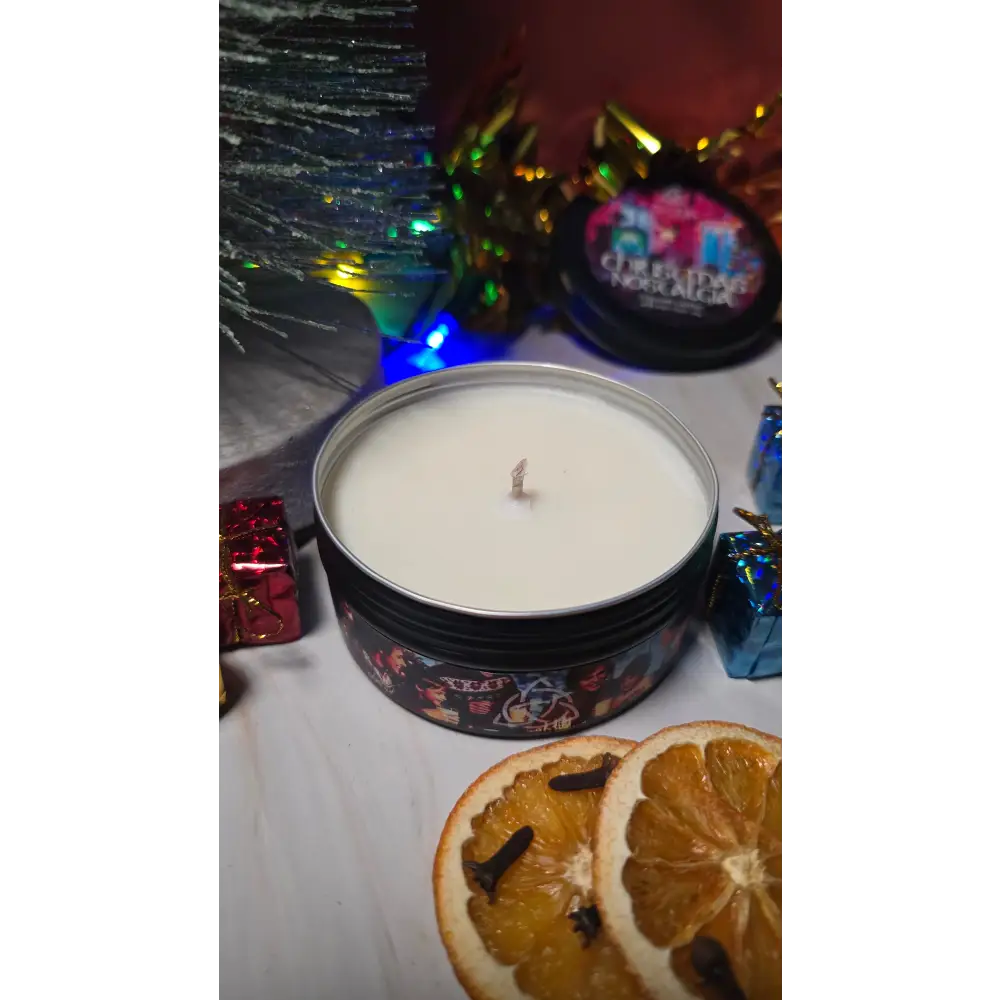 Christmas Nostalgia - Christmas Tin Candle - Candle