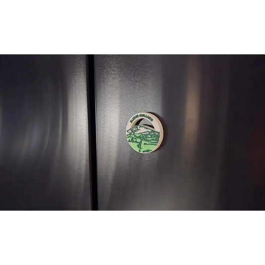 Magnet on fridge