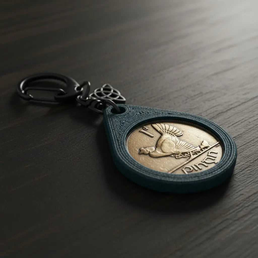Irish Lucky Penny Keyring